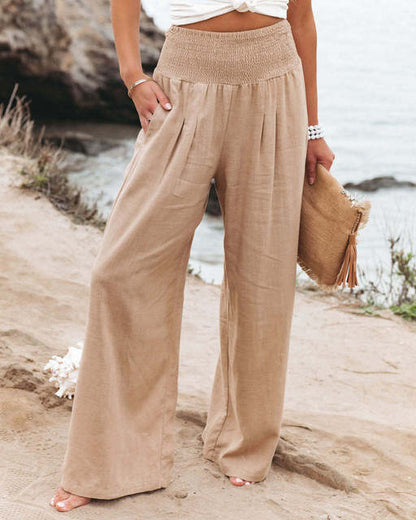 Pantalon Lin Femme Confortable et Élégant