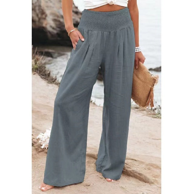 Pantalon Lin Femme Confortable et Élégant