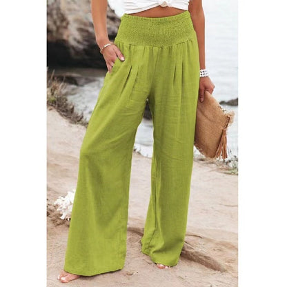 Pantalon Lin Femme Confortable et Élégant