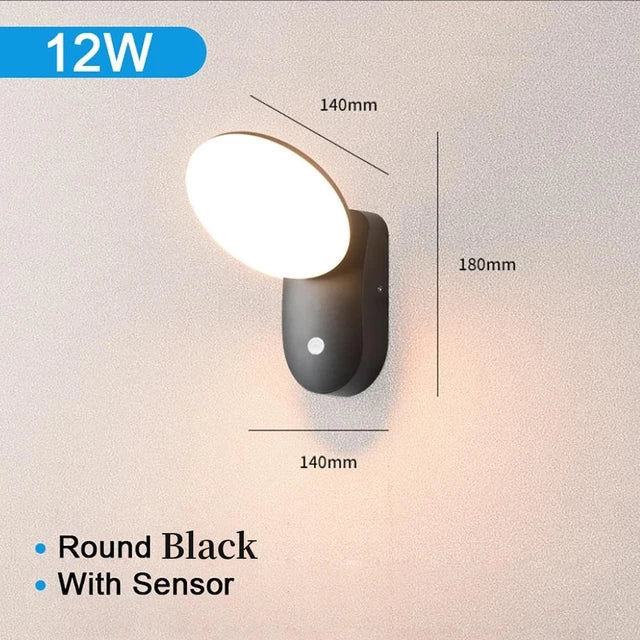 Lampe Extérieur LED avec Capteur de Mouvement