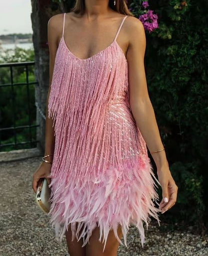 Robe de Cocktail Femme Taille Cintrée Élégante