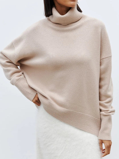 Pull Femme Grande Taille - Mélange Laine Doux et Chaud Hiver