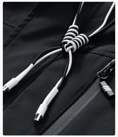 StormRidge™ – Veste Imperméable Homme à Capuche Respirante