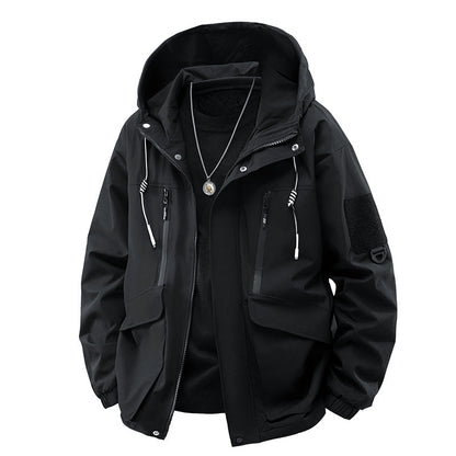 Veste Imperméable Homme à Capuche Étanche et Respirante - PanierRoyale