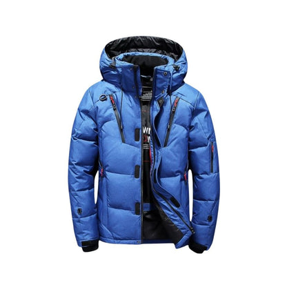 Doudoune Homme à Capuche Imperméable et Chaude