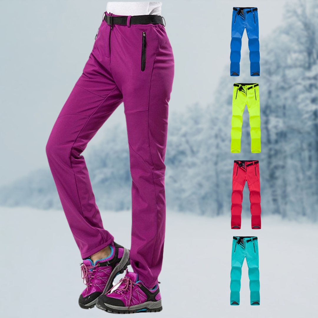 Pantalon de Randonnée Femme Imperméable et Résistant