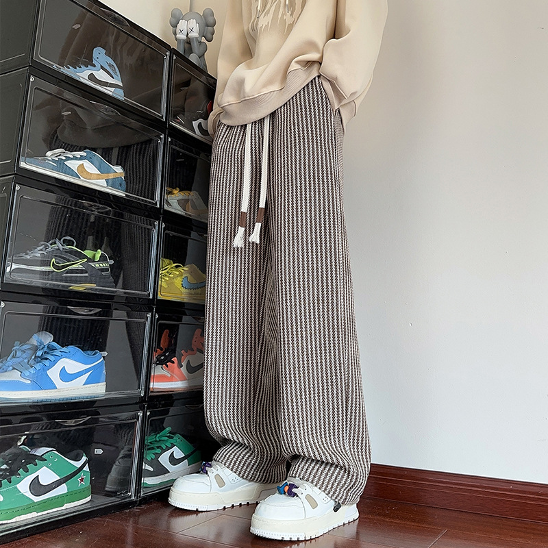 Pantalon à Carreaux Classique Homme