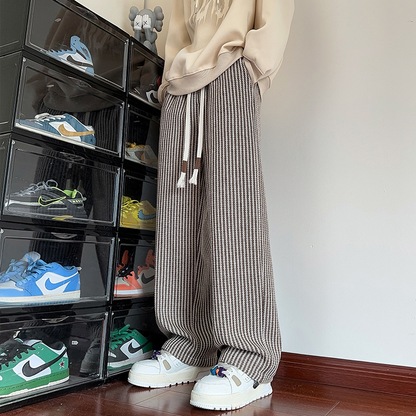 Pantalon à Carreaux Classique Homme