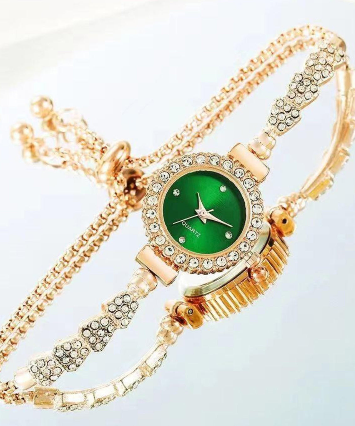 Élégantes montres vertes en zircone ceramique - EasyApparels