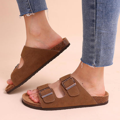 SuedeConfort™ – Mules en daim avec support d'arc Unisexes