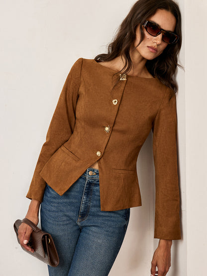 Veste Femme Chic à Fermeture Éclair Longue - PanierRoyale