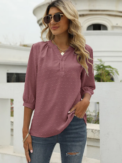 Blouse Femme Patchwork Colorée pour Tous les Jours