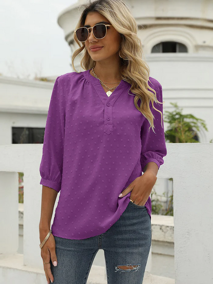 Blouse Femme Patchwork Colorée pour Tous les Jours