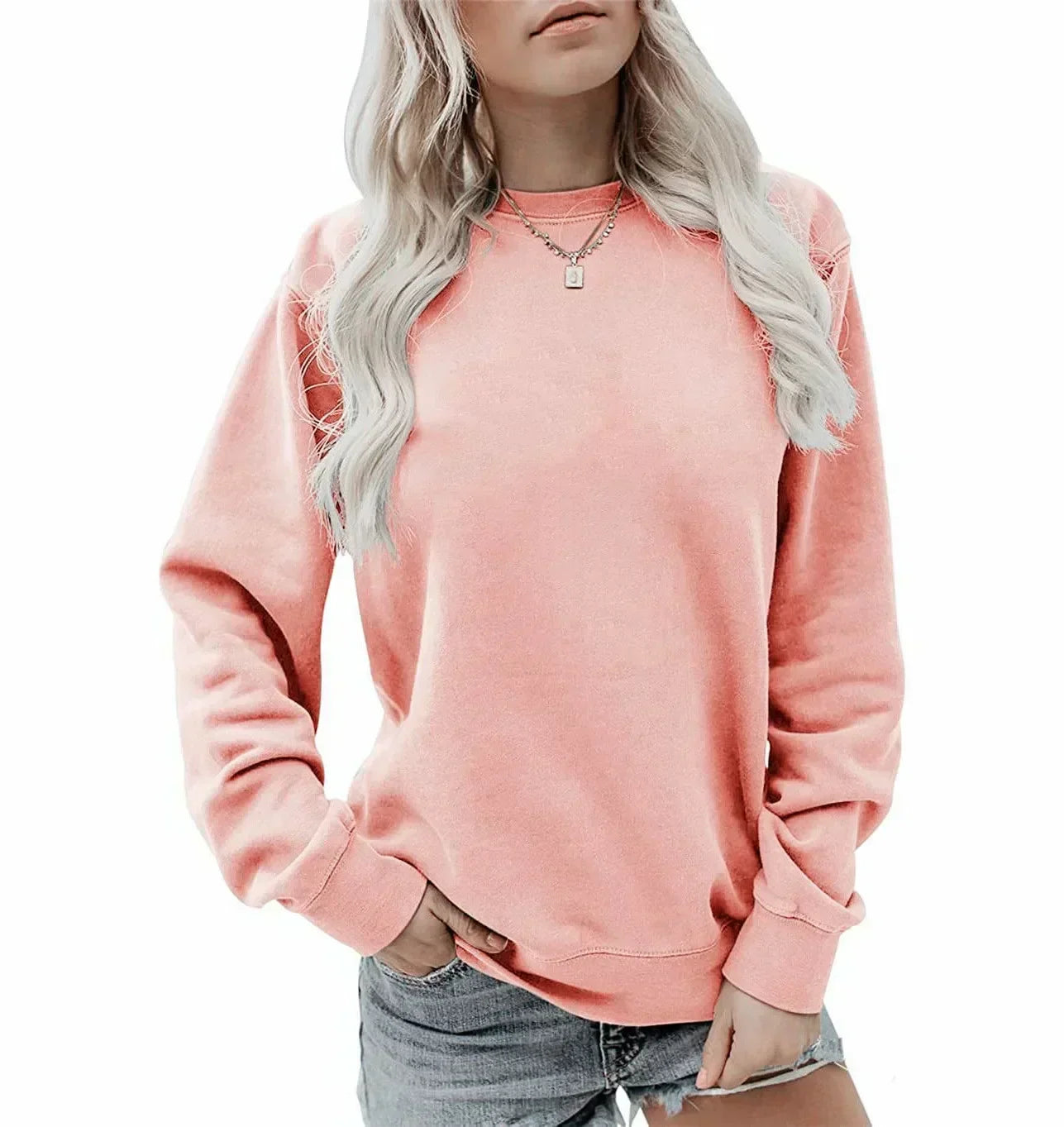 Sweat femme rouge bordeaux à manches longues