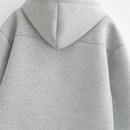 SweatEase™ – Sweat à Capuche Femme Oversize Confortable et Tendance