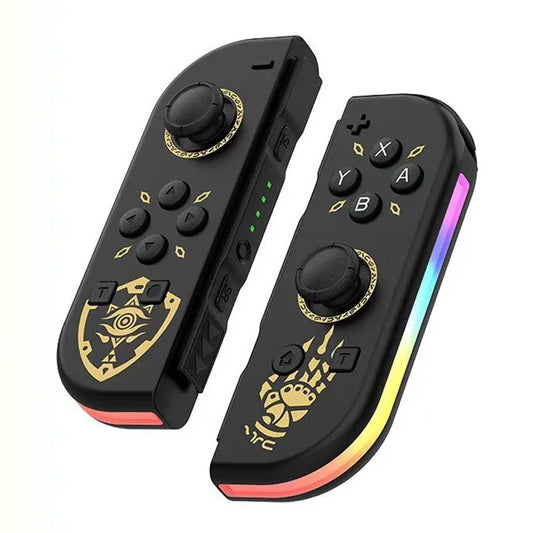 Manettes de jeu sans fil pour Console, Design Noir et Or - PanierRoyale
