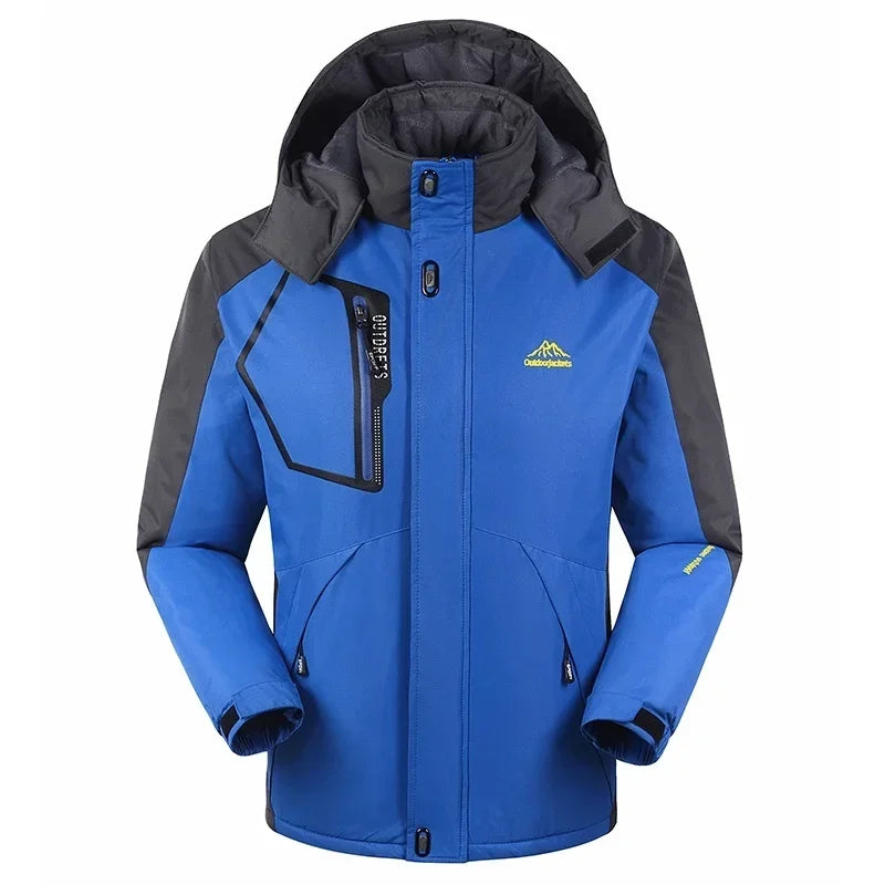 Veste Homme Hiver Fourrure Douce et Chaude