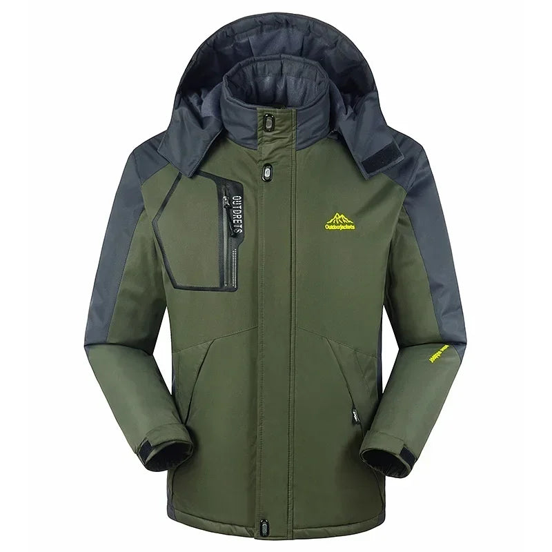 Veste Homme Hiver Fourrure Douce et Chaude