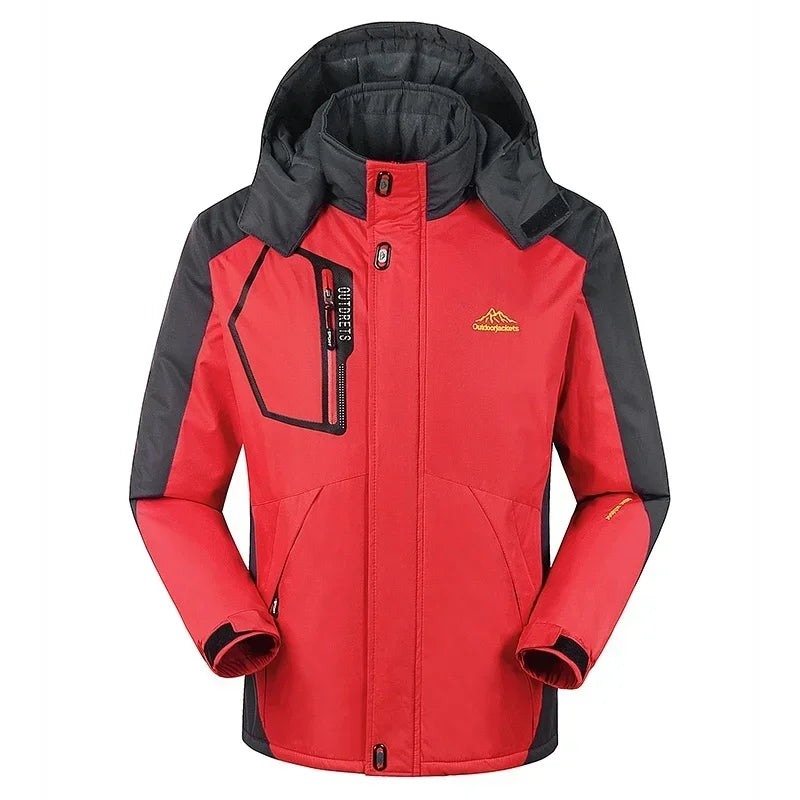 Veste Homme Hiver Fourrure Douce et Chaude
