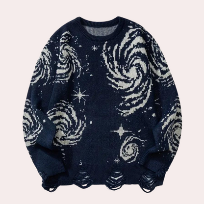 JOSHUA - Pull Tricoté Moderne pour Hommes