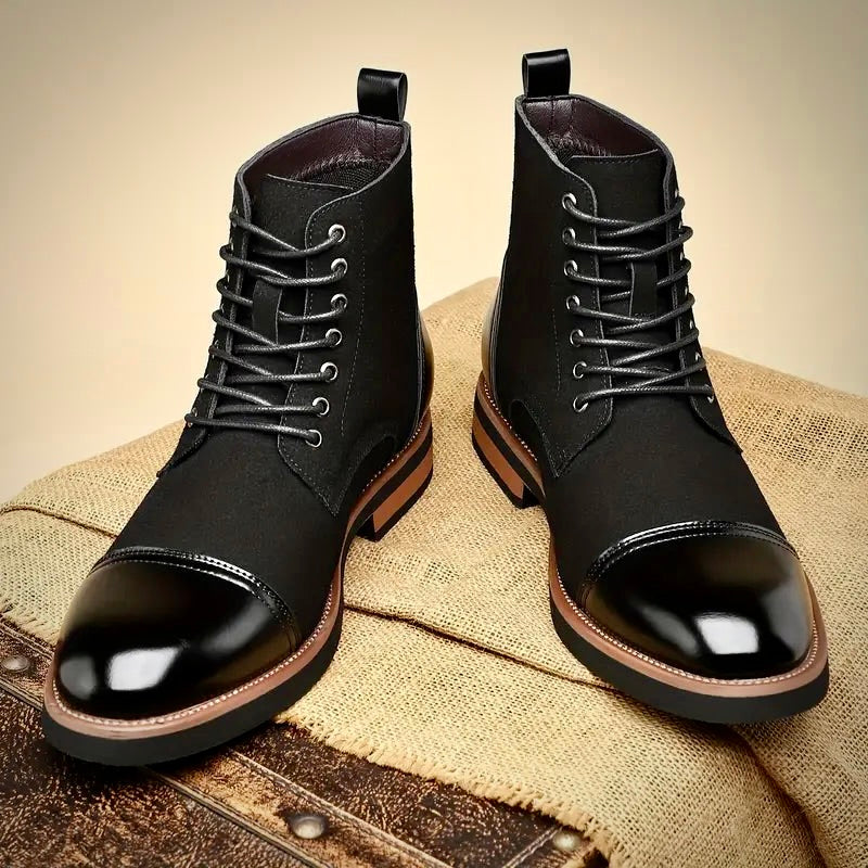 Chaussures Homme Oxford Cuir Noir Élégant