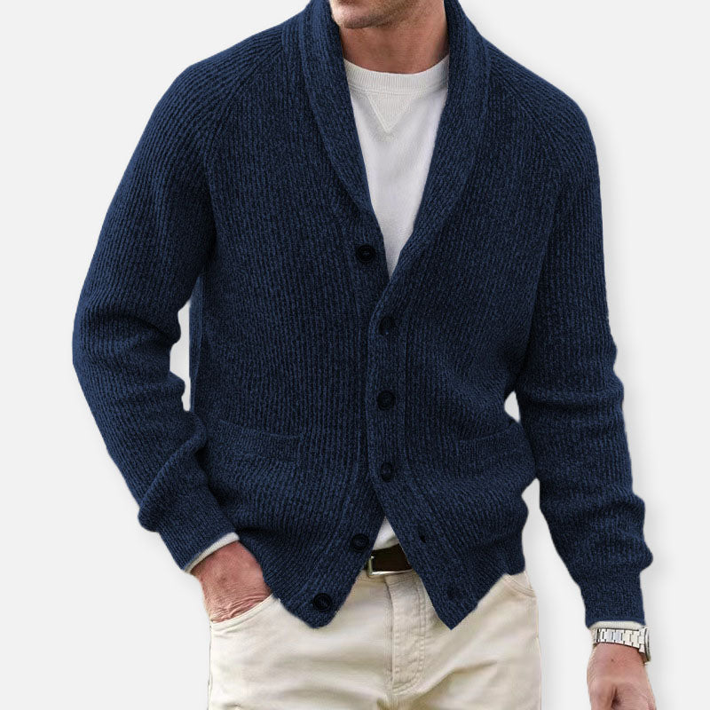 Cardigan Homme Tricot Chaud et Détendu