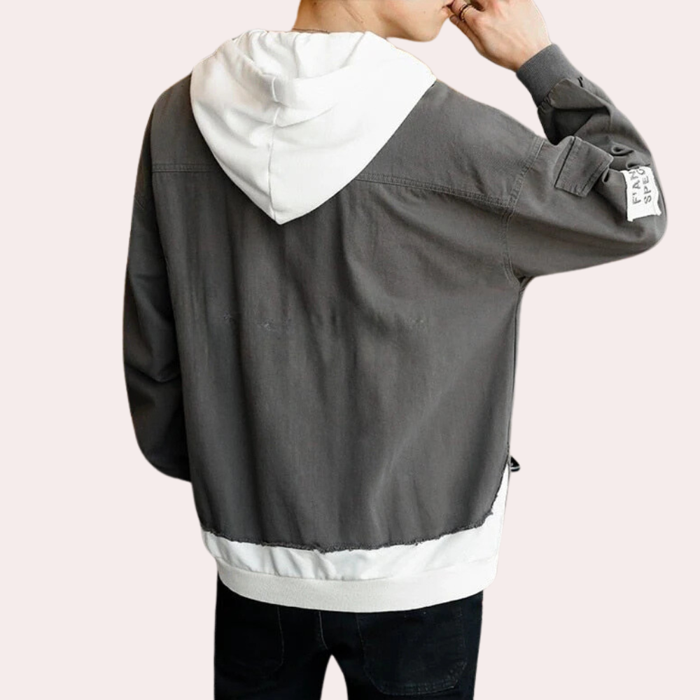 Veste en Jean à Capuche Élégante - vue 4