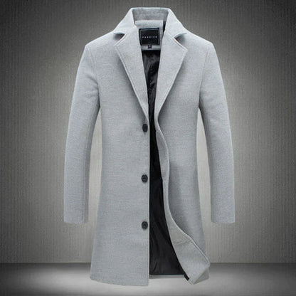 Manteau Homme Hiver Long et Élégant Chaud