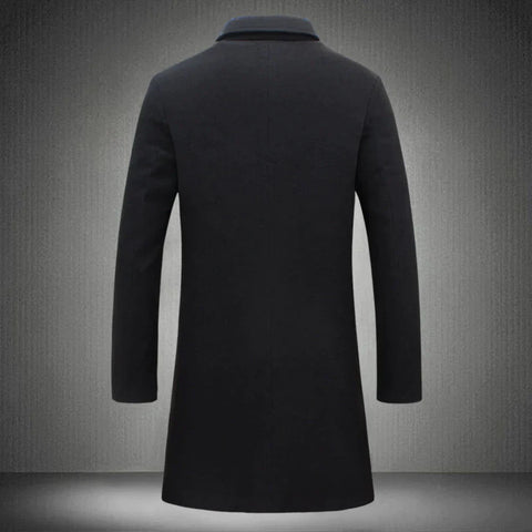 Manteau Homme Hiver Long et Élégant Chaud