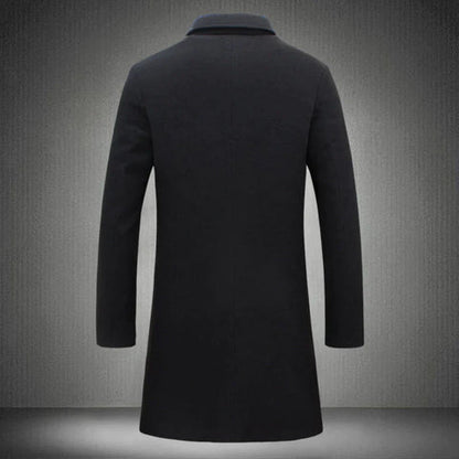 Manteau Homme Hiver Long et Élégant Chaud