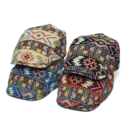 Bonnet Tricoté Geométrique Homme