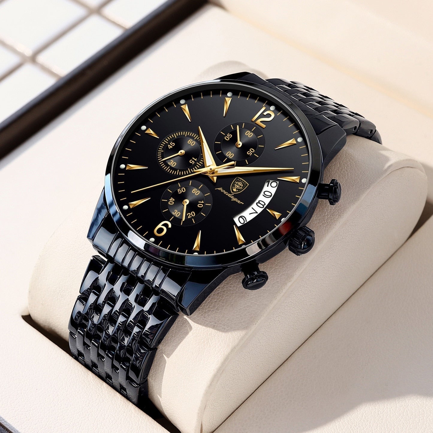 Montre Homme Acier Élégante - BerlinGlamour