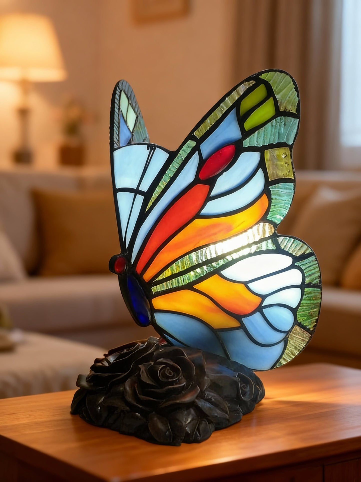 Lampe de table LED Décorative Papillon Ambiance Intérieure - PanierRoyale