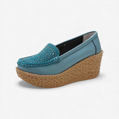 Chaussures Femmes à Talon Découpes Brillantes