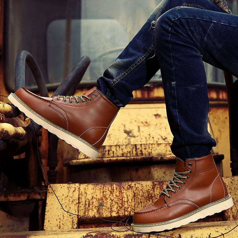Bottes Hiver Homme Chaudes et Robustes