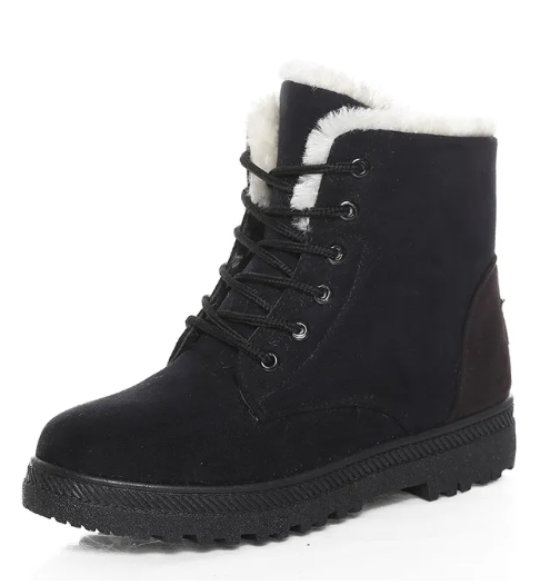 Bottes Hiver Femmes Élégantes à Fermeture Éclair - PanierRoyale