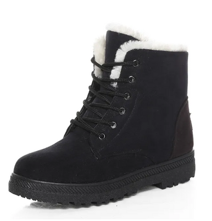 Bottes Hiver Femmes Élégantes à Fermeture Éclair - PanierRoyale