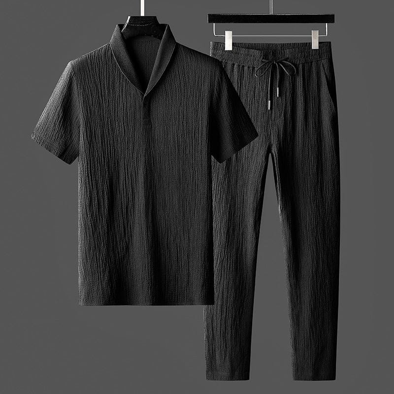 Ensemble Homme Chemise Respirante et Short Léger Confortable