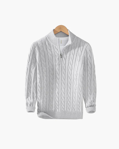 Pull Homme Hiver Chaud avec Capuche et Fermeture Éclair