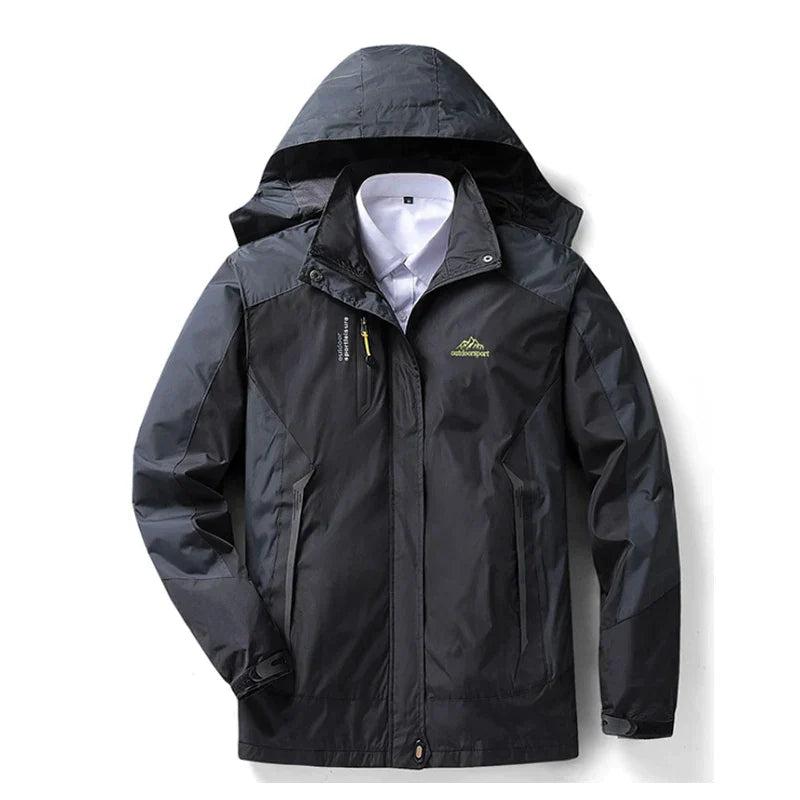 Manteau Imperméable Femme 2 Couleurs avec Poches Zippées