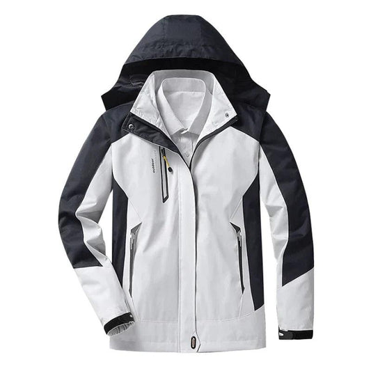 Manteau Imperméable Femme 2 Couleurs avec Poches Zippées - PanierRoyale