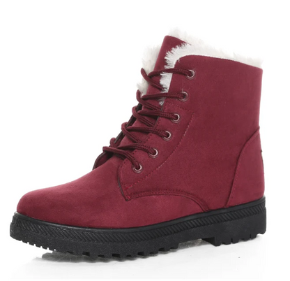 Bottes Hiver Femmes Élégantes à Fermeture Éclair