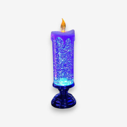Bougie LED Décorative avec Effet Scintillant Moderne