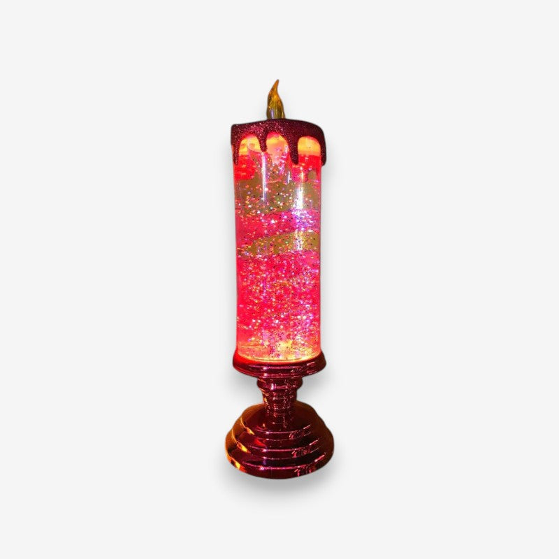 Bougie LED Décorative avec Effet Scintillant Moderne