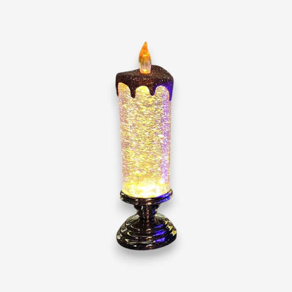 Bougie LED Décorative avec Effet Scintillant Moderne