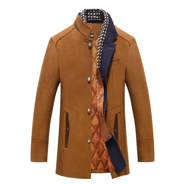 Veste Hiver Homme à Manches Longues et Col Montant - PanierRoyale