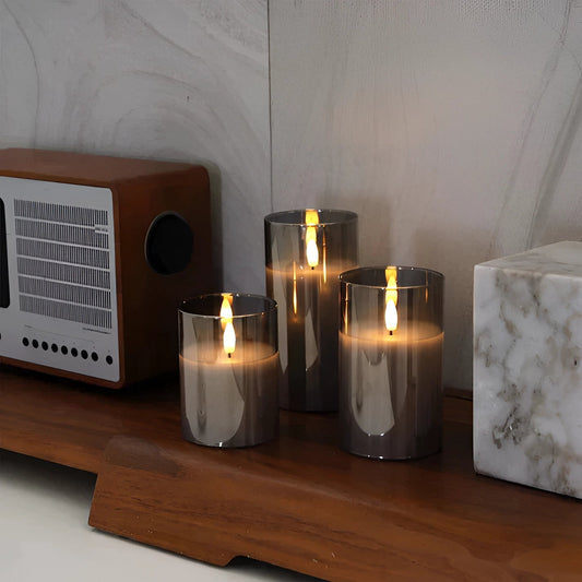 Bougies LED Décoratives Chauffage Doux et Sûres - PanierRoyale
