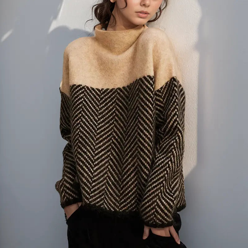 Elena | Bequemer Rollkragenpullover Zendoo.de