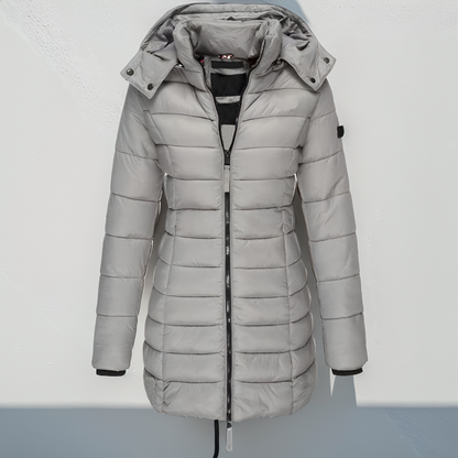 Manteau femme hiver noir capuche amovible