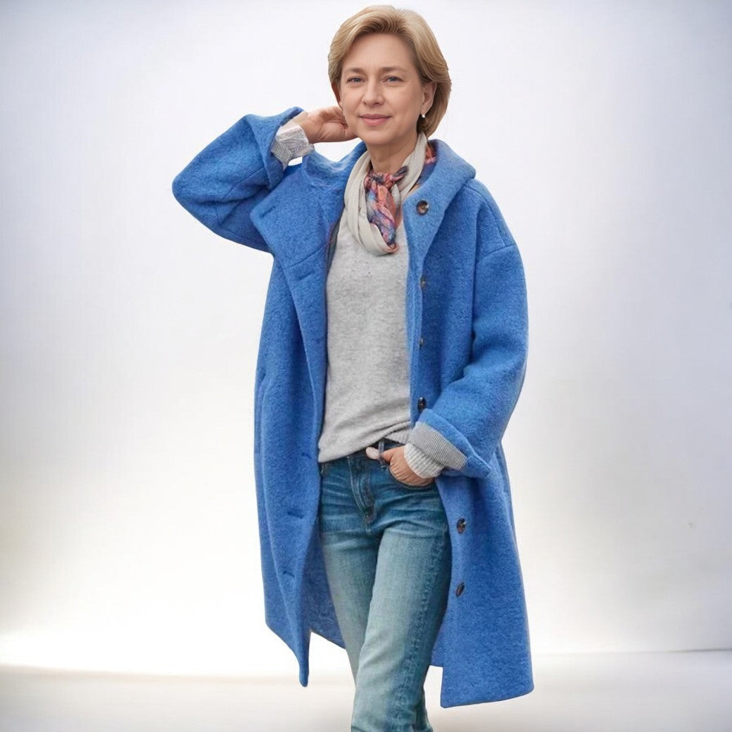 Manteau Femme Hiver avec Capuche et Poches